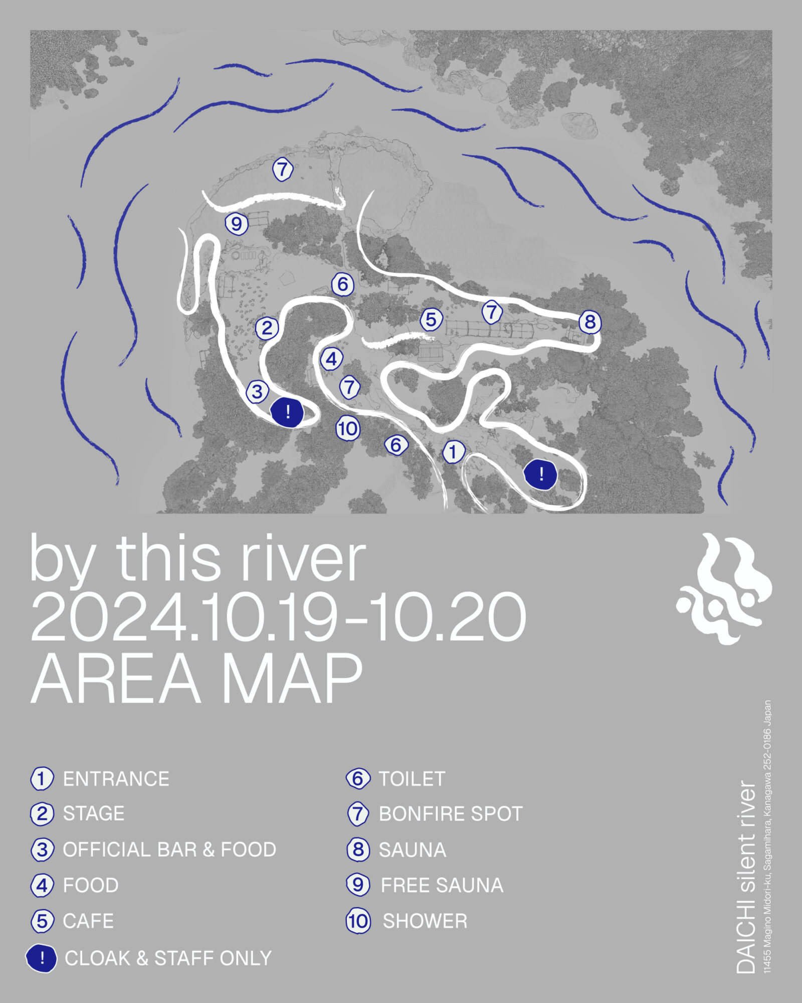 by this river